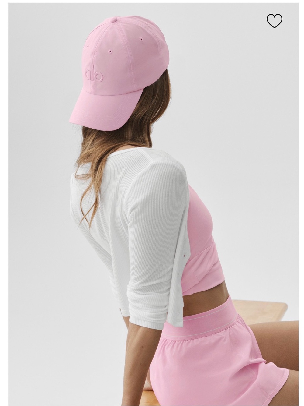 ALO Performance Off-Duty Cap - Pink Marshmallow